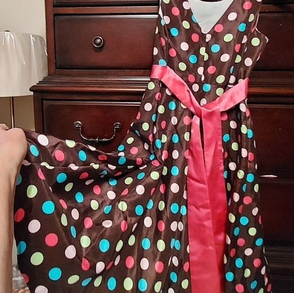 Miss Attitude size 10 pokla dot dress - Picture 5 of 6